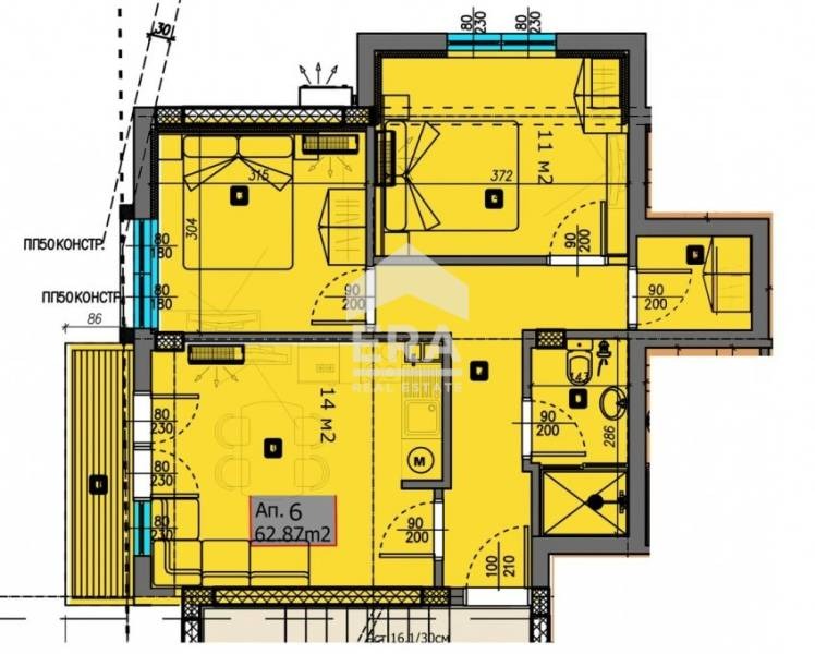 Продава 3-СТАЕН, гр. Варна, Виница, снимка 2 - Aпартаменти - 49449035