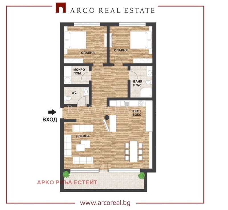 Zu verkaufen  2 Schlafzimmer Sofia , Hladilnika , 146 qm | 94029309 - Bild [4]