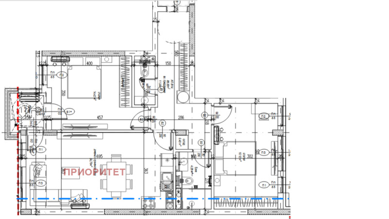 À vendre  2 chambres Sofia , Mladost 4 , 105 m² | 30465641 - image [2]