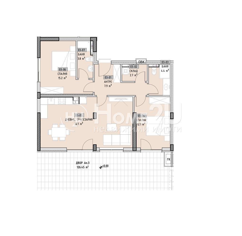Продава 3-СТАЕН, гр. София, Малинова долина, снимка 4 - Апартаменти - 53706116
