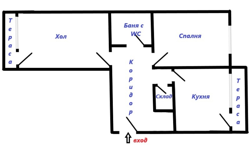 Продава 2-СТАЕН, гр. Бургас, Славейков, снимка 1 - Aпартаменти - 47846645