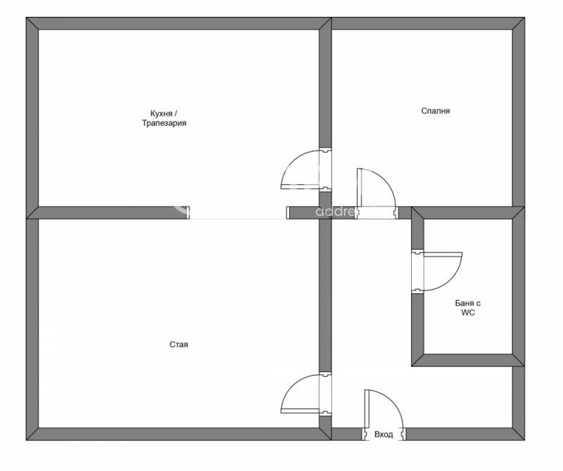 En venta  Estudio Sofia , Svoboda , 43 metros cuadrados | 35518661 - imagen [3]