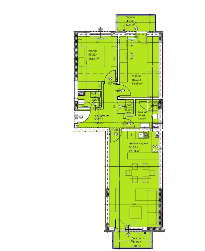 Продава 3-СТАЕН, гр. Варна, Възраждане 1