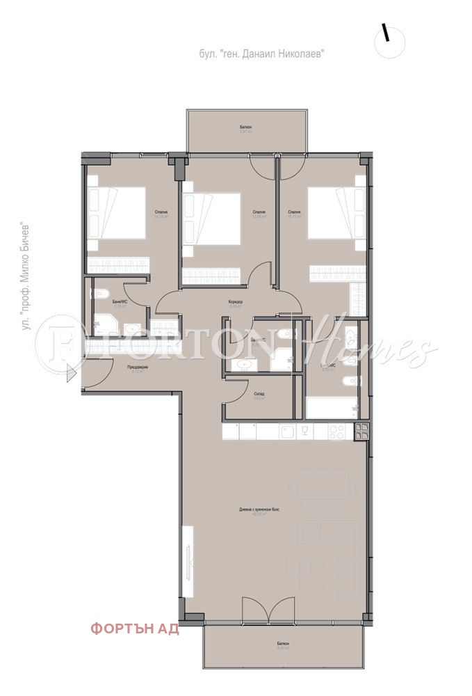 Продава 4-СТАЕН, гр. София, Оборище, снимка 2 - Апартаменти - 55727330