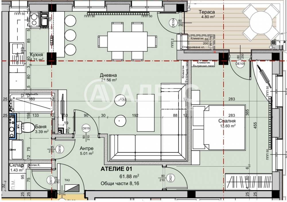 Продава 2-СТАЕН, гр. София, Красно село, снимка 3 - Апартаменти - 54042095