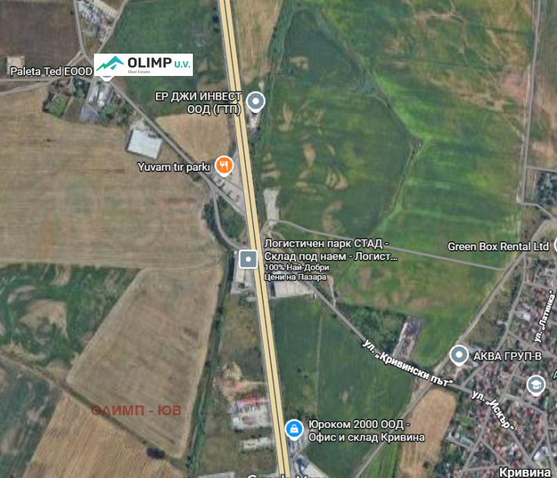 Продава ПАРЦЕЛ в град София, с. Кривина - 7242 кв.м / 870 000 € » 1 701 572.10 лв., ОЛИМП - ЮВ