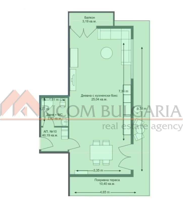 Продава 1-СТАЕН, гр. Варна, Виница, снимка 9 - Апартаменти - 53856888