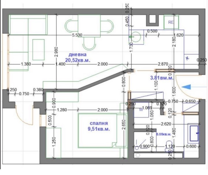 Продава 1-СТАЕН, град Варна, Владислав Варненчик 1 • 99000 € / 193627.17 лв. • 75008274 1