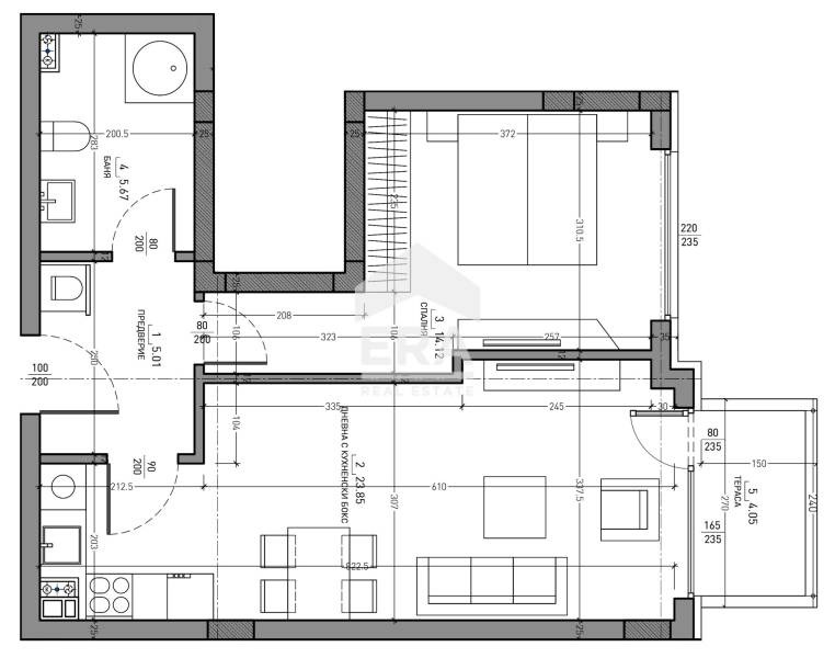 À vendre  1 chambre Sofia , Stoudentski grad , 75 m² | 90326575 - image [4]