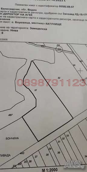 Продава ЗЕМЕДЕЛСКА ЗЕМЯ, гр. Белоградчик, област Видин, снимка 2 - Земеделска земя - 52778088