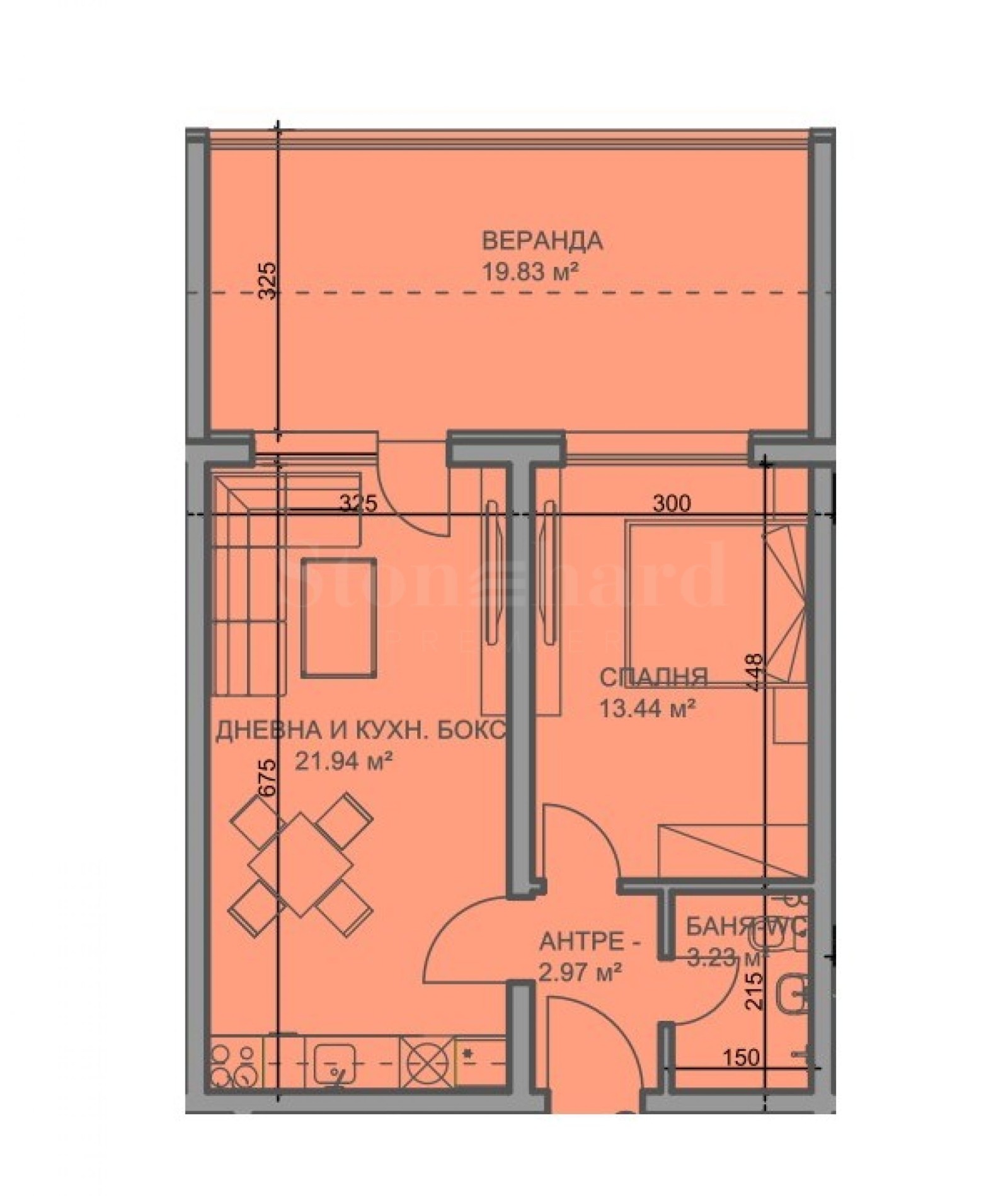 Продава 2-СТАЕН, гр. Пловдив, Прослав, снимка 3 - Апартаменти - 52504614