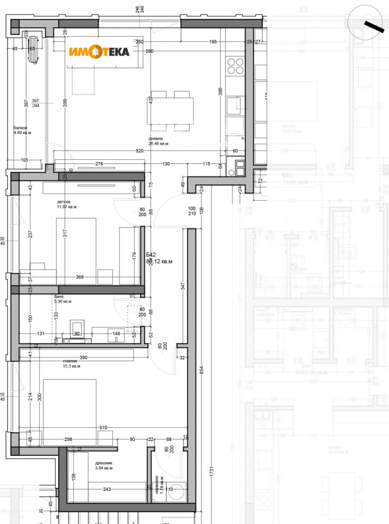 À venda  2 quartos Varna , Asparuhovo , 92 m² | 18844931 - imagem [2]