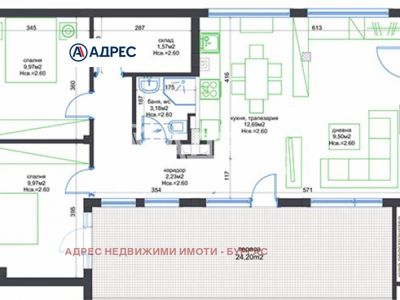 À venda  2 quartos região Burgas , Sozopol , 131 m² | 46103296
