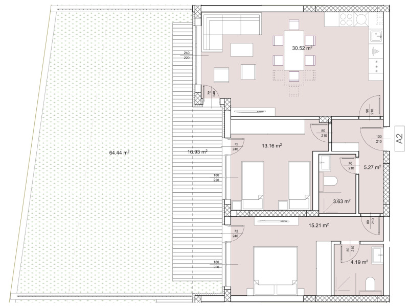 For Sale  2 bedroom Plovdiv , Belomorski , 177 sq.m | 32165388 - image [5]