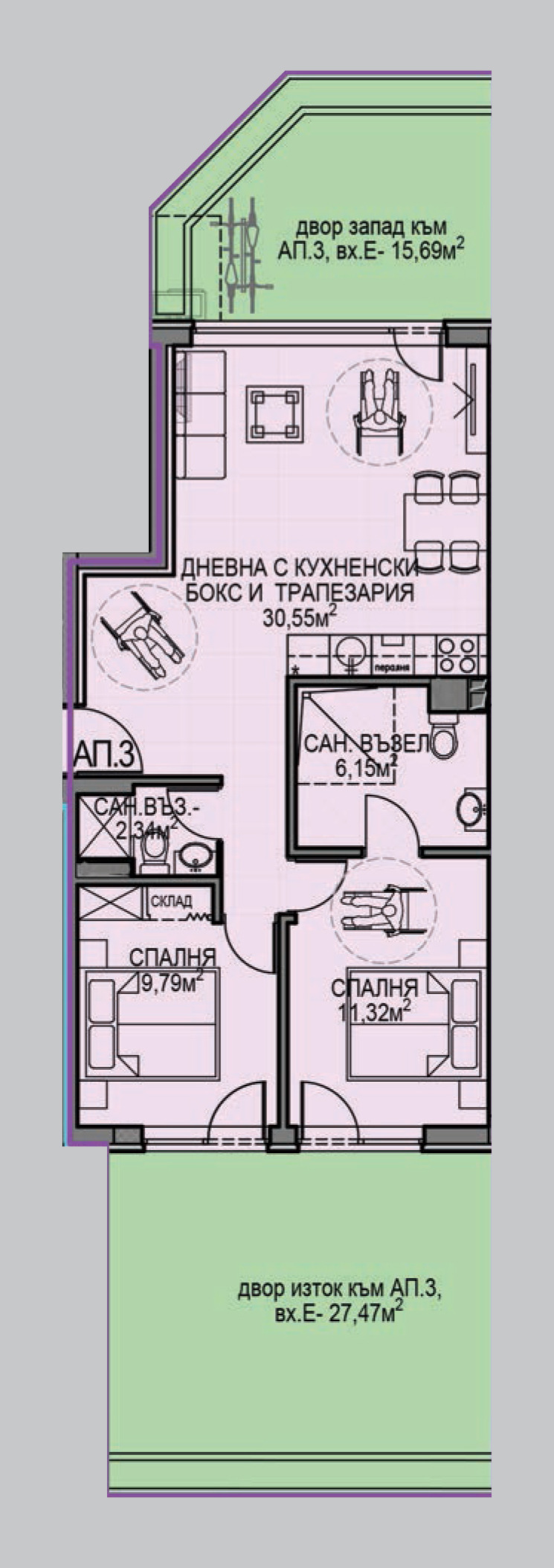 De vânzare  2 dormitoare Sofia , Obelia 2 , 80 mp | 94283263 - imagine [2]