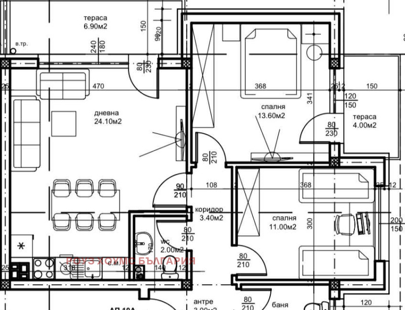 Продава 3-СТАЕН, гр. Пловдив, Беломорски, снимка 4 - Апартаменти - 52548470