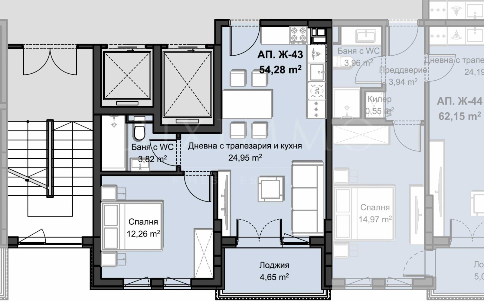 Продава 2-СТАЕН, гр. Пловдив, Христо Смирненски, снимка 5 - Апартаменти - 55831973