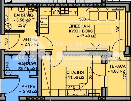 Eladó  1 hálószoba Plovdiv , Mladezski Halm , 56 négyzetméter | 16290377 - kép [2]