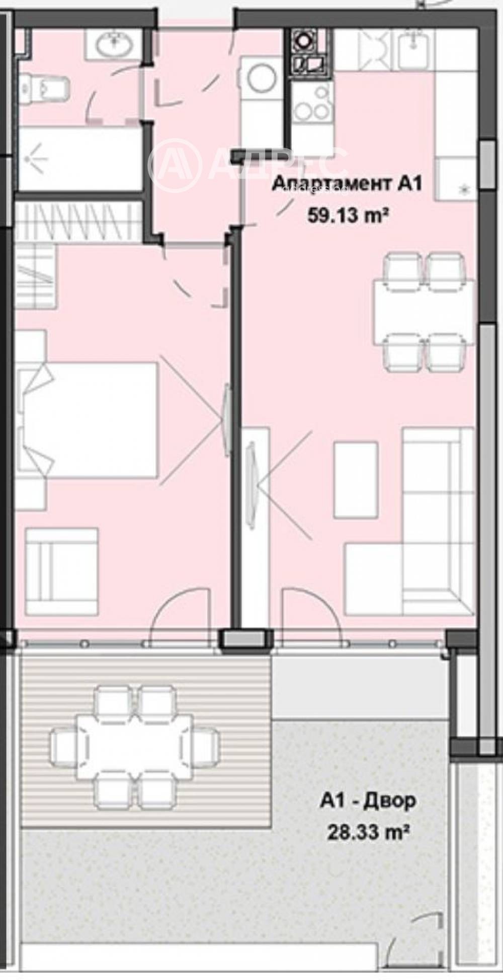 Продава 2-СТАЕН, гр. София, Кръстова вада, снимка 4 - Апартаменти - 54924652