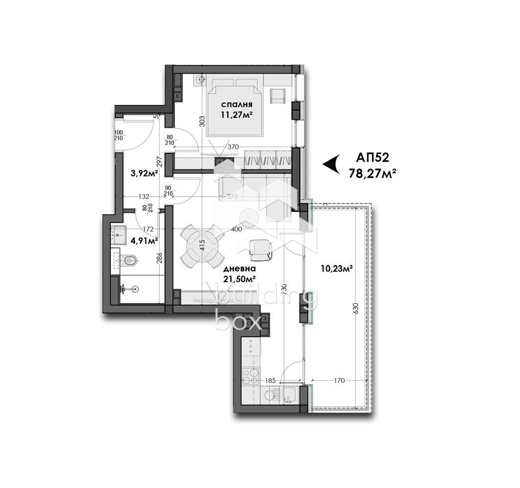 Продава 2-СТАЕН, гр. Варна, Изгрев, снимка 2 - Апартаменти - 55177227