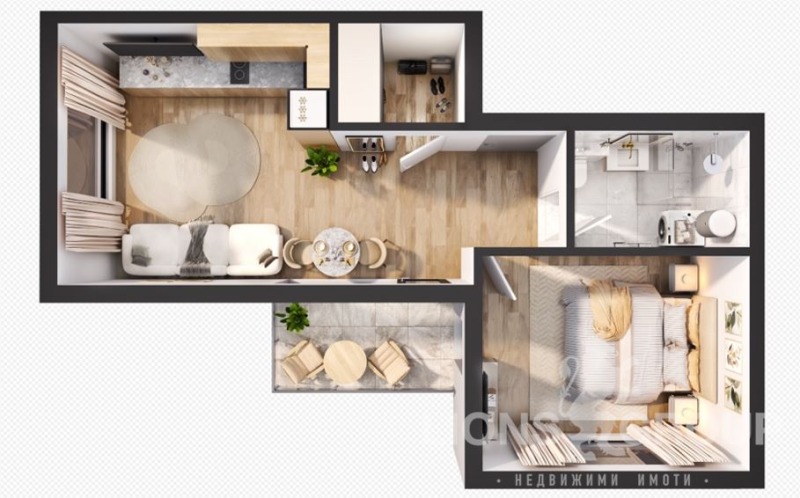Na sprzedaż  1 sypialnia Warna , m-t Alen mak , 64 mkw | 62110645 - obraz [4]