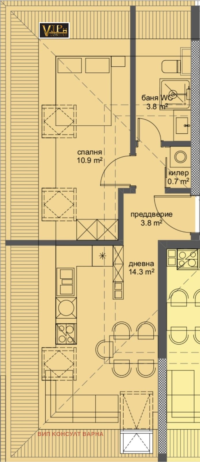 Продава 2-СТАЕН, град Варна, Младост 1 • 145000 € / 283595.35 лв. • 24868257 1