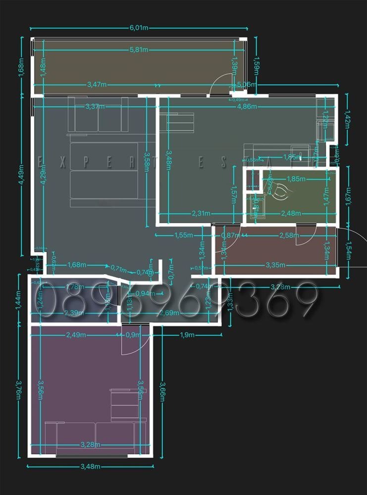 Zu verkaufen  2 Schlafzimmer Warna , Wladislaw Warnentschik 1 , 71 qm | 92700399 - Bild [9]
