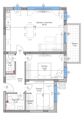 2 Schlafzimmer Ostromila, Plowdiw 1