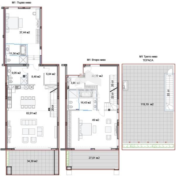 Продава МНОГОСТАЕН, гр. Варна, к.к. Слънчев ден, снимка 6 - Апартаменти - 54123201