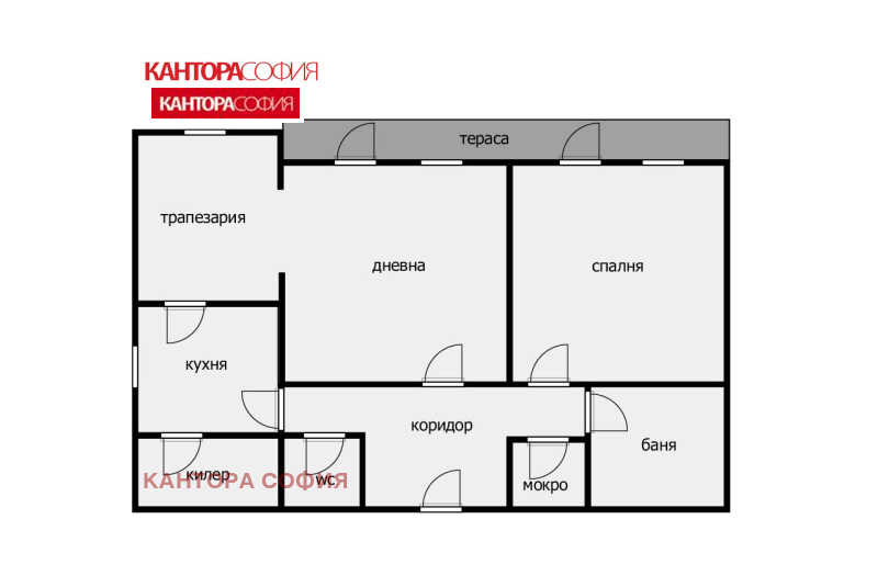Til salg  1 soveværelse Sofia , Bakston , 75 kvm | 89183090 - billede [2]