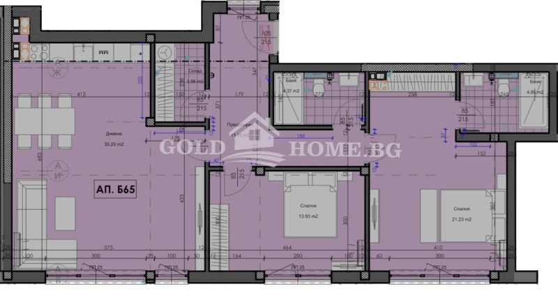 Продава 3-СТАЕН, гр. Пловдив, Гагарин, снимка 3 - Апартаменти - 52688955