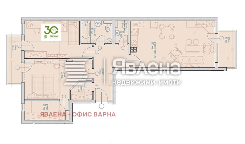 Продава 3-СТАЕН, гр. Варна, Виница, снимка 6 - Апартаменти - 55272300