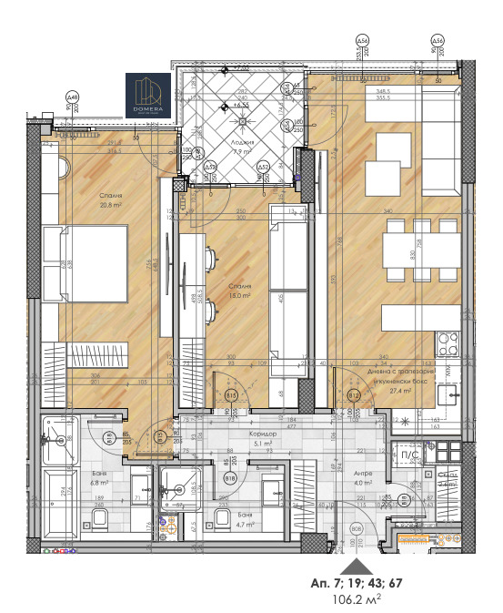 Продава 3-СТАЕН, гр. София, Дружба 2, снимка 9 - Апартаменти - 56222116