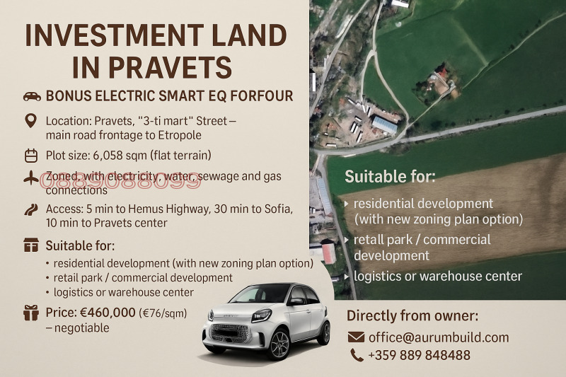 À vendre  Parcelle région Sofia , Pravets , 6058 m² | 11288659