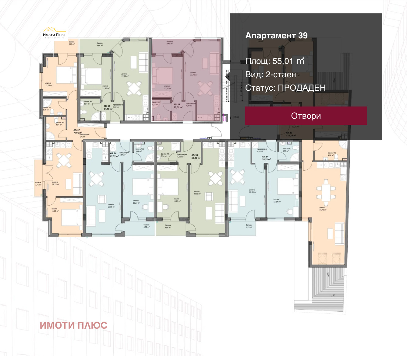 Продава 2-СТАЕН, гр. София, Люлин 9, снимка 4 - Апартаменти - 54203604