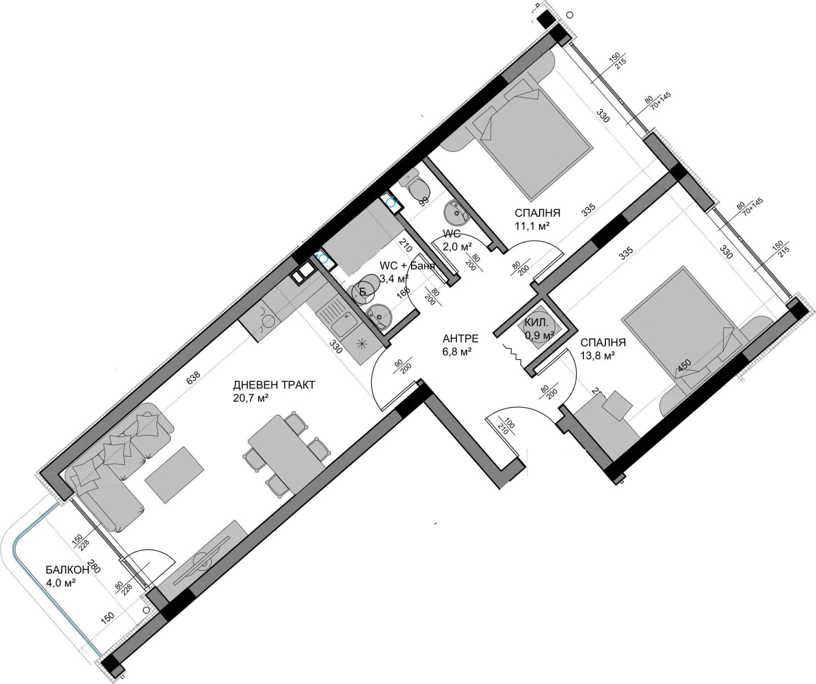 Продава 3-СТАЕН, гр. Варна, Владислав Варненчик 1, снимка 2 - Апартаменти - 51274402