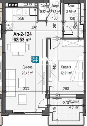 1 Schlafzimmer Serdika, Sofia 2