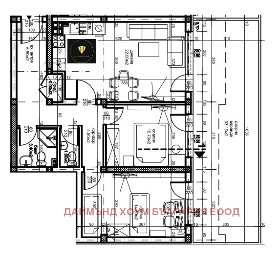 Продается  2 спальни Пловдив , Южен , 120 кв.м | 84591160 - изображение [2]
