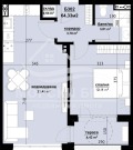 Продава  2-стаен град Бургас , Хоризонт , 68 кв.м | 49200182 - изображение [2]