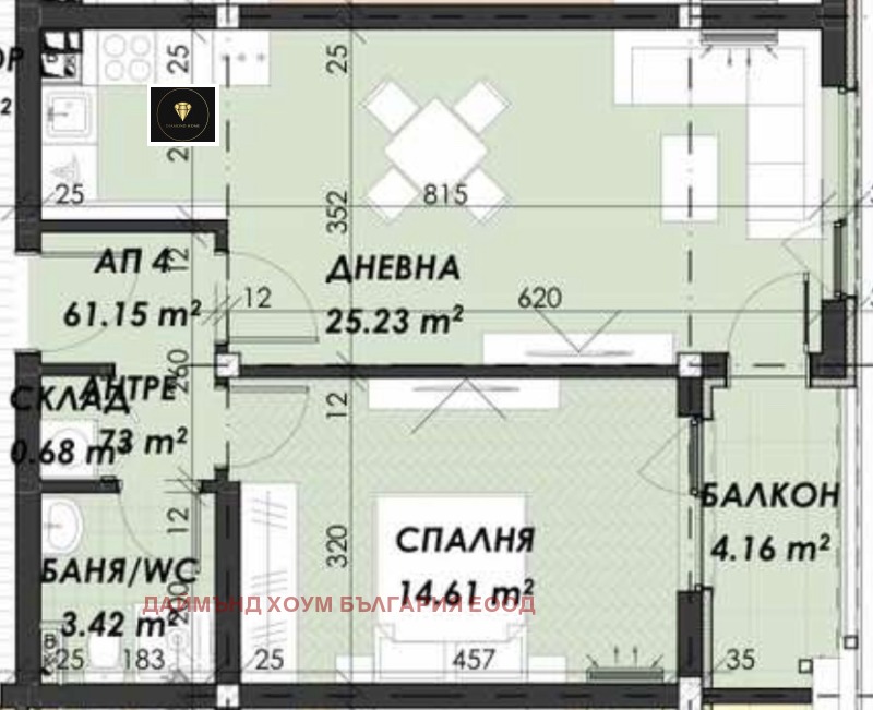 Продава 2-СТАЕН, гр. Пловдив, Остромила, снимка 2 - Aпартаменти - 48659331