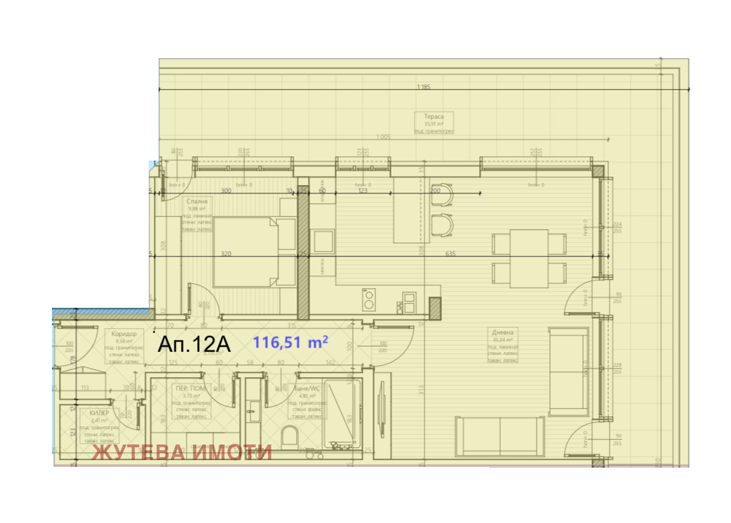 Продава 2-СТАЕН, гр. Карлово, област Пловдив, снимка 10 - Апартаменти - 53823252