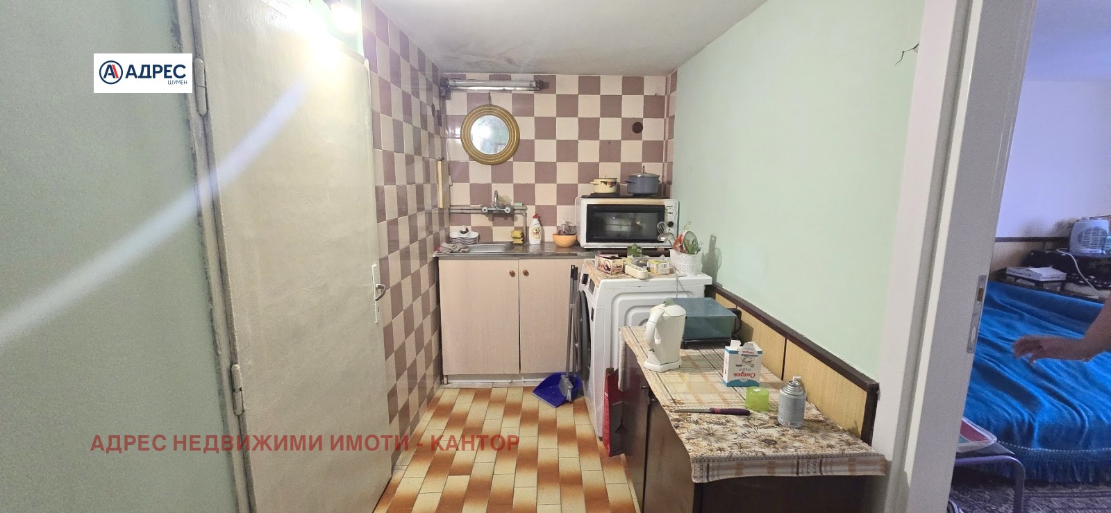 Продава 1-СТАЕН, гр. Шумен, Куршун чешма, снимка 3 - Апартаменти - 56288048