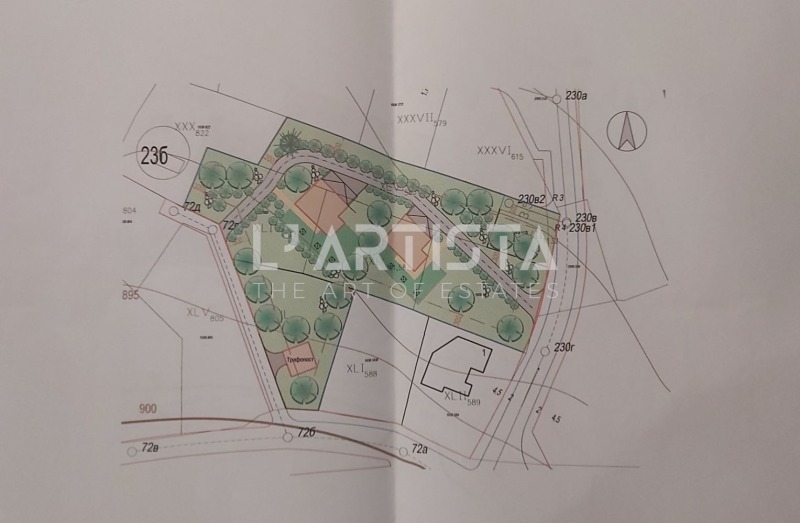 Продава ПАРЦЕЛ в град София, Бояна - 5700 кв.м / 1 950 000 € » 3 813 868.50 лв., ЛЕ АРТИСТА