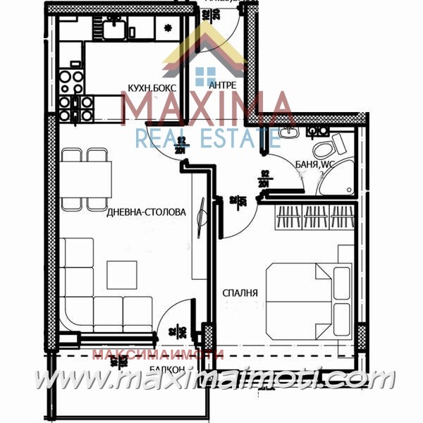 À venda  1 quarto Plovdiv , Trakiia , 69 m² | 24362923 - imagem [2]