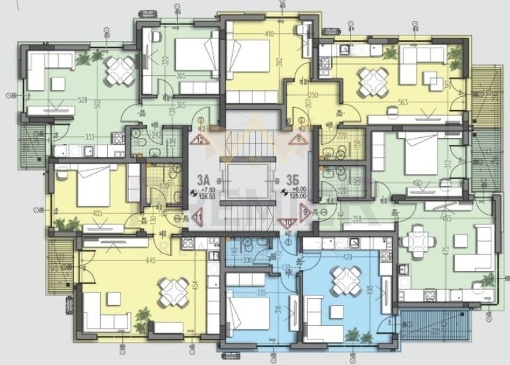 Till salu  1 sovrum Varna , Izgrev , 81 kvm | 60038404 - bild [3]