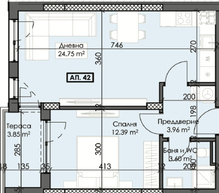 Продава 2-СТАЕН, гр. Пловдив, Тракия, снимка 1 - Aпартаменти - 48277693