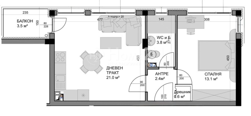 De vânzare  1 dormitor Varna , Vladislav Varnenciic 1 , 62 mp | 51367870 - imagine [7]