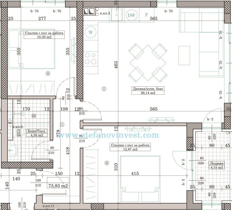 Zu verkaufen  2 Schlafzimmer Warna , Kajsiewa gradina , 84 qm | 45660267 - Bild [5]