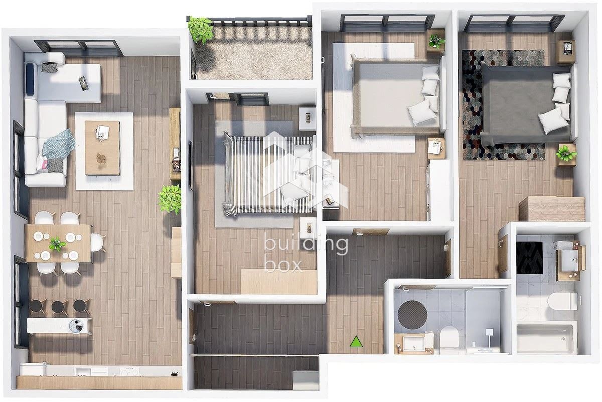 Продава 4-СТАЕН, гр. Пловдив, Христо Смирненски, снимка 3 - Апартаменти - 54014437