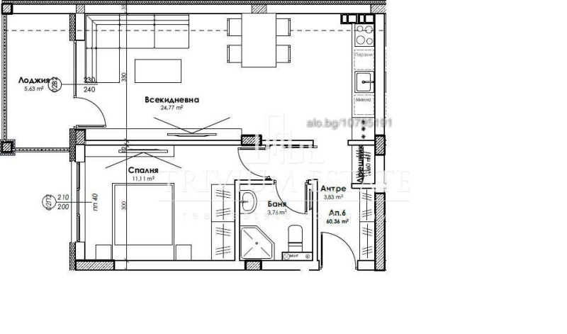 Продава 2-СТАЕН, гр. Пловдив, Прослав, снимка 5 - Апартаменти - 52848196
